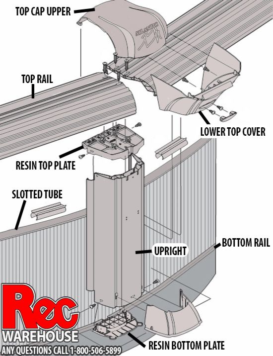 used above ground pool parts